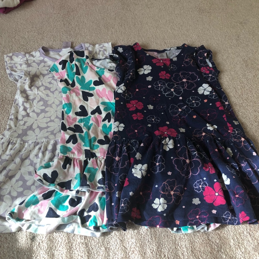3 Gymboree girls dresses size 5